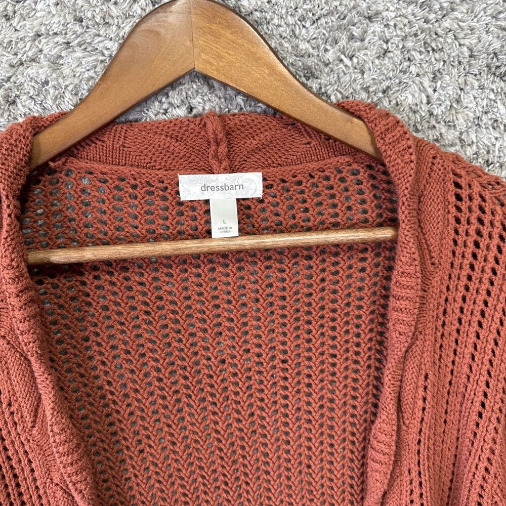 Vtg Dressbarn Women’s Open Cardigan Sweater Flare Sleeve Large Hippie - Picture 15 of 16
